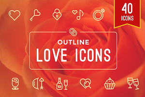 Weddings / Valentine's / Love Icons
