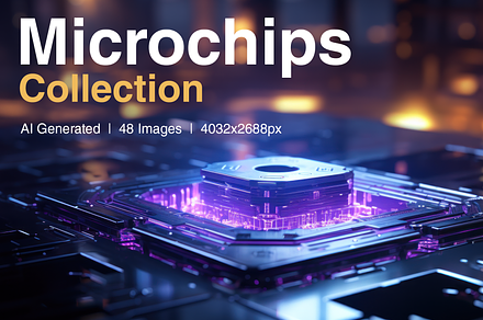 48 Microchip Images Collection