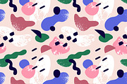 Abstract shape seamless patterns set, a Pattern Graphic by Good Studio (Thumbnail 5 of 14)
