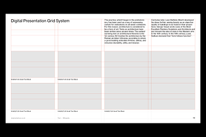 Digital Presentation Grid System