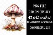 Watercolor Mushroom Sublimation, an Illustration by Designking (Thumbnail 4 of 5)