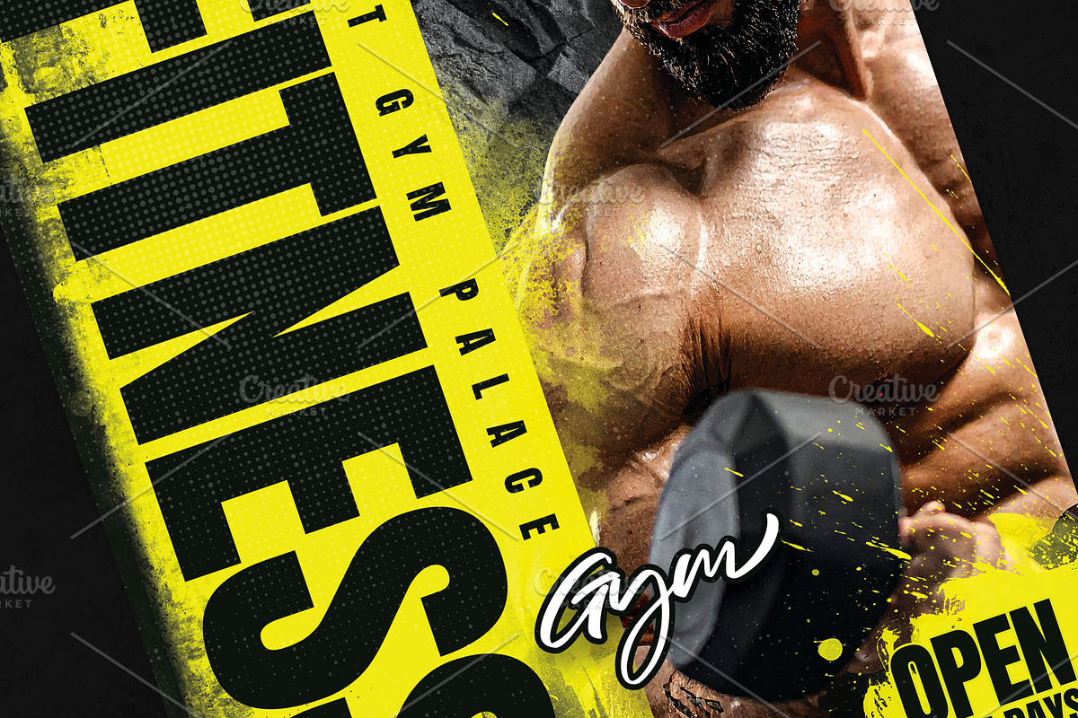 Fitness Flyer Template, a Flyer Template by Tarommir (Photo 3 of 3)