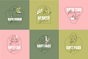 Floral Line Art Beauty Branding Kit, a Branding & Logo Template by Lettering_Logo (Thumbnail 8 of 19)