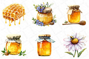 Summer Honey Garden Clipart, an Illustration by DreamPrint404 (Thumbnail 7 of 7)