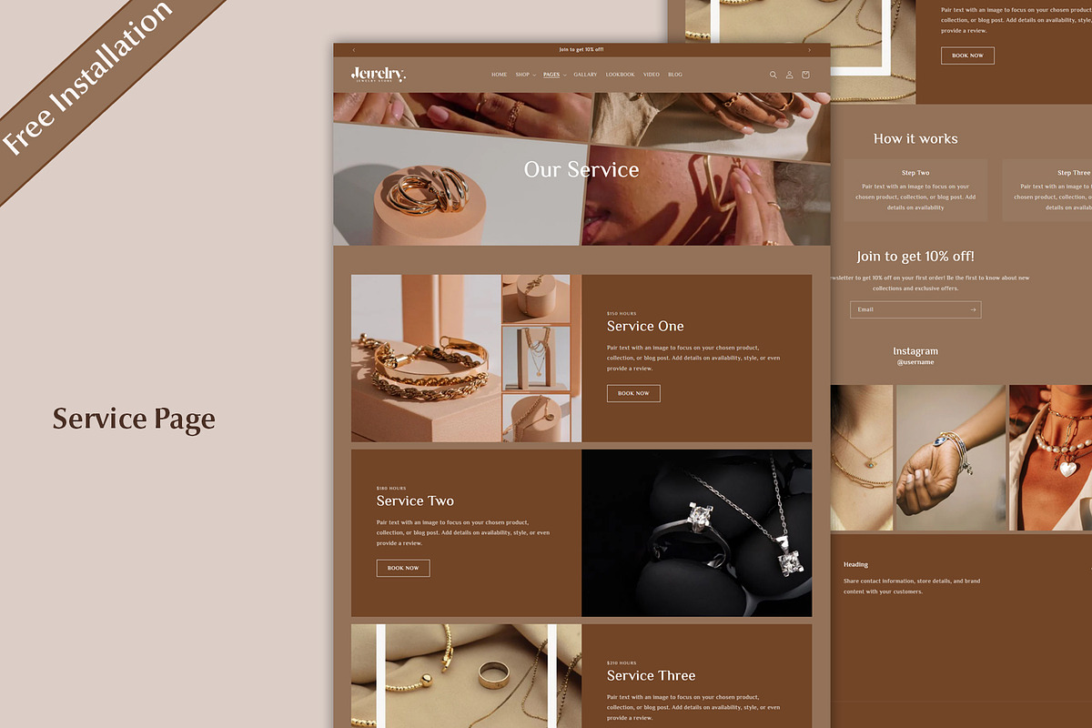 Jewelry Shopify Theme, a Shopify Template by QuickArtisan (Photo 9 of 13)
