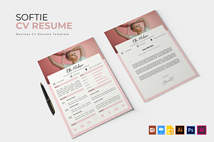 Softie CV & Resume Template