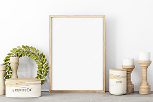 Frame Boho Mockup Bundle - 43