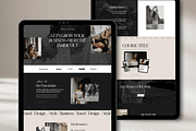 Squarespace Website Template coach, a Squarespace Template by Presentibox (Thumbnail 3 of 11)