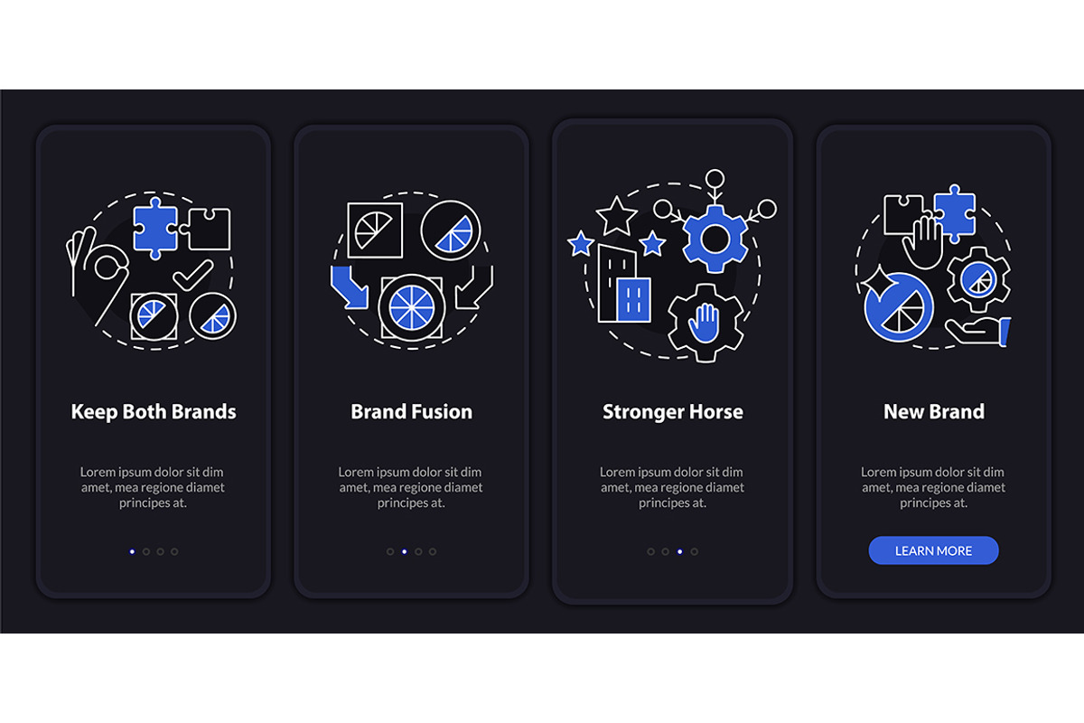 Brand consolidation night mode, a Templates & Theme by IMG Visuals