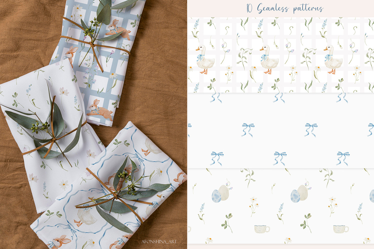 Charming Easter collection, an Illustration by AfonshinaArt (Photo 7 of 9)