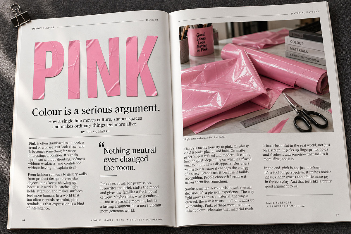 Pink Sticker Font, a Sans Serif Font by Handmadefont (Photo 4 of 15)