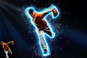Neon Glow Portrait Photoshop Action, an Action Add-On by Studio Retouch (Thumbnail 9 of 9)