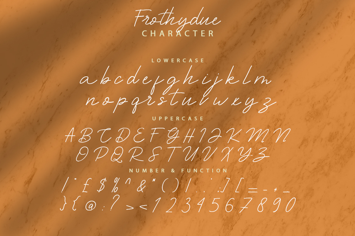 Frothydue, a Script Font by kerismaker (Photo 8 of 10)