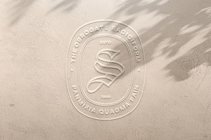 Wall logo mockup, a Merchandise Mockup by DesignNeutrons
