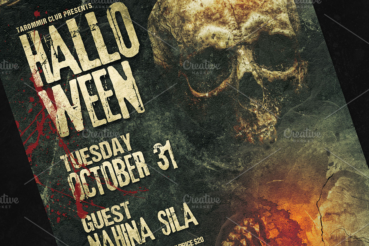 Halloween Flyer, a Flyer Template by Tarommir (Photo 3 of 3)
