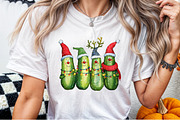 Funny Christmas Pickles PNG, an Illustration by Sublimation Artist (Thumbnail 5 of 9)