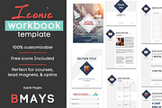 Iconic Workbook and Layout Template, a Presentation Template by BMAYS Design (Thumbnail 2 of 7)