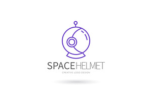 Space Helmet Logo