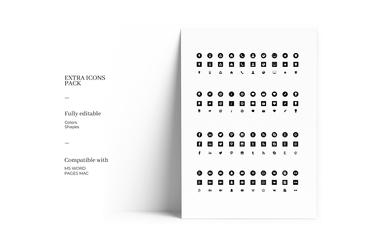 Creative Modern Resume Template, a Resume Template by GraphicFlava (Photo 5 of 8)
