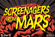 Brains for Breakfast - Sci-Fi Font, a Handwritten Font by Remedy667 (Thumbnail 10 of 10)