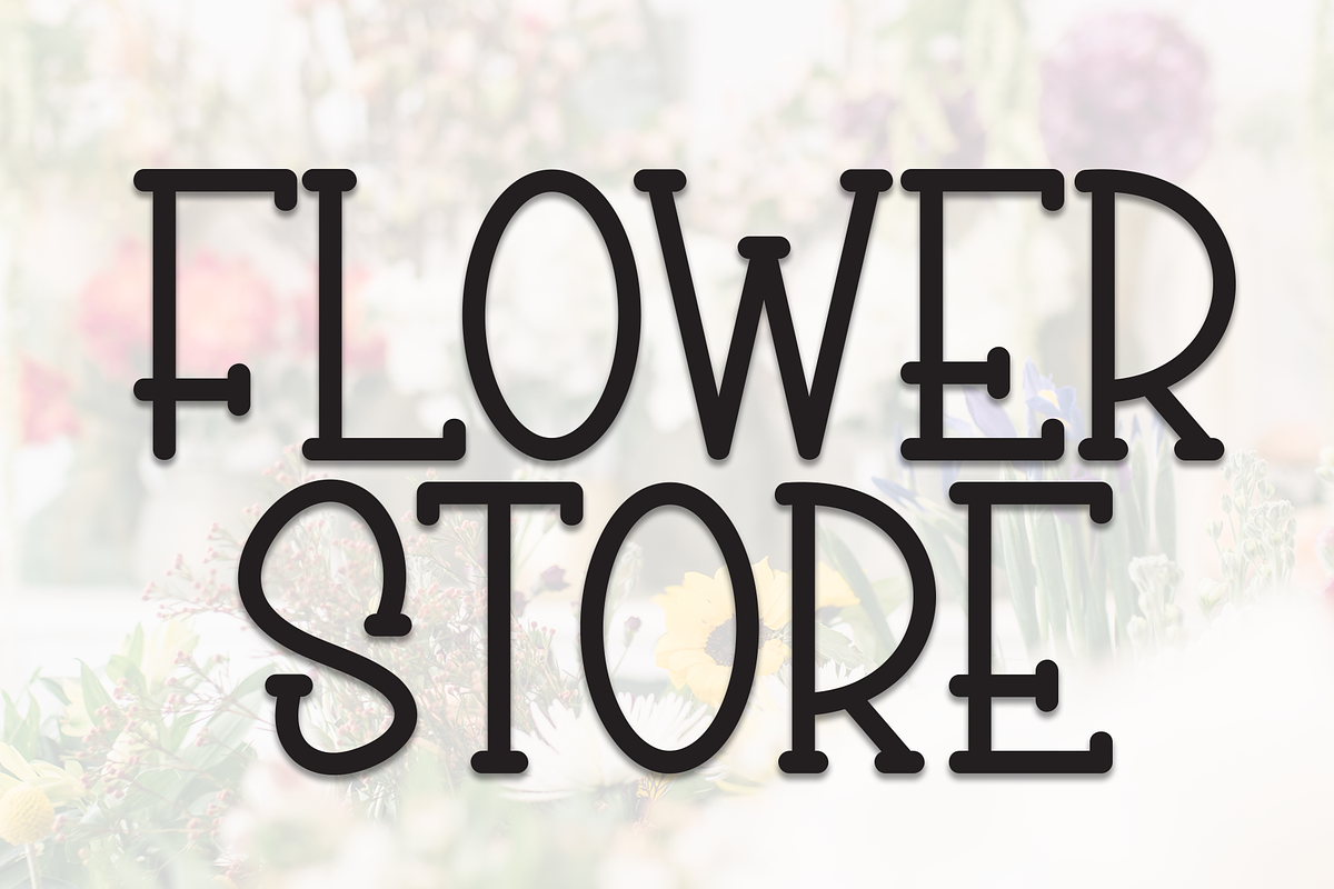 Flower Store | Script Font, a Script Font by Scratchones (Photo 1 of 8)