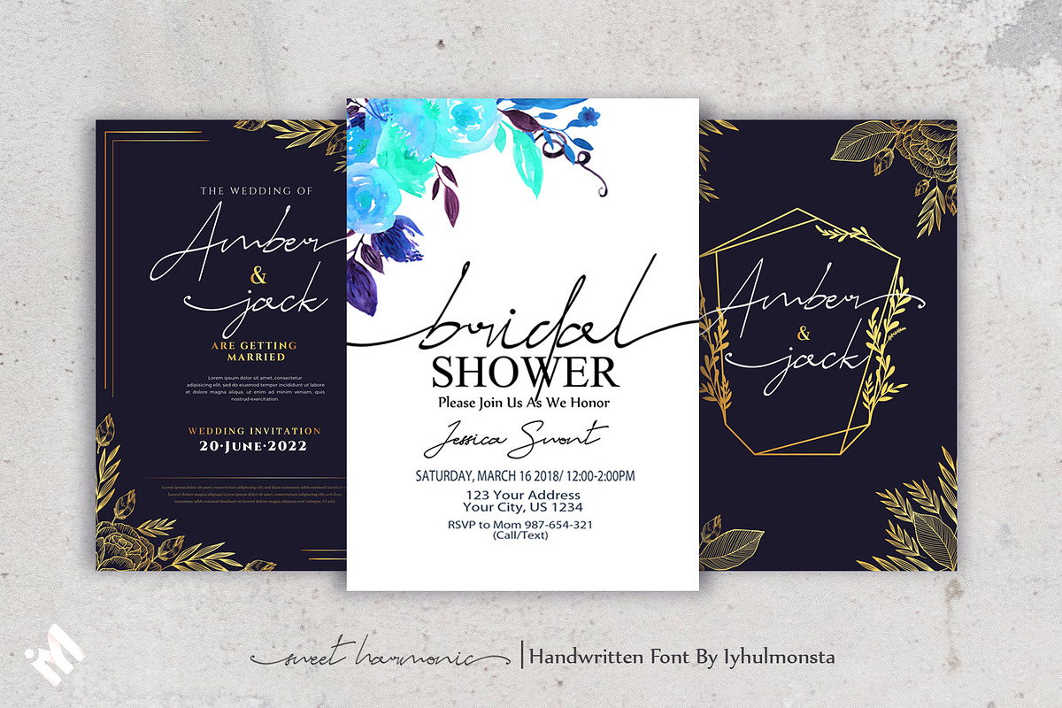 Sweet Harmonic, a Script Font by iyhulmonsta (Photo 4 of 9)