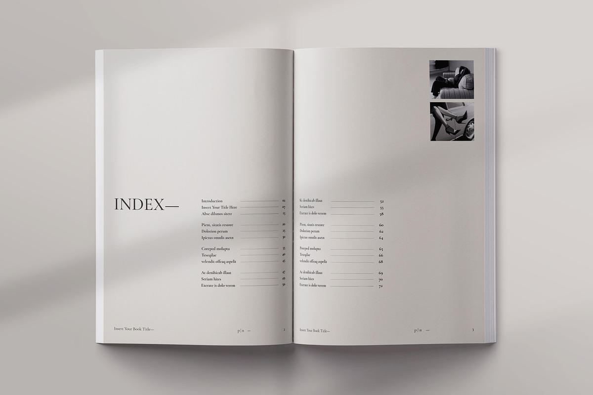 Book Layout & Magazine Template, a Brochure Template by Olion Lora (Photo 4 of 26)