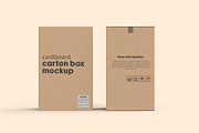 Vertical Cardboard Carton Box Mockup, a Packaging Mockup by zphotographystudio (Thumbnail 5 of 10)