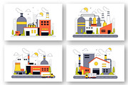10 Factory Vector Illustration, an Object Illustration by denayunebgt (Thumbnail 3 of 4)