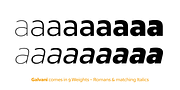 Galvani, a Sans Serif Font by Hoftype (Thumbnail 11 of 15)