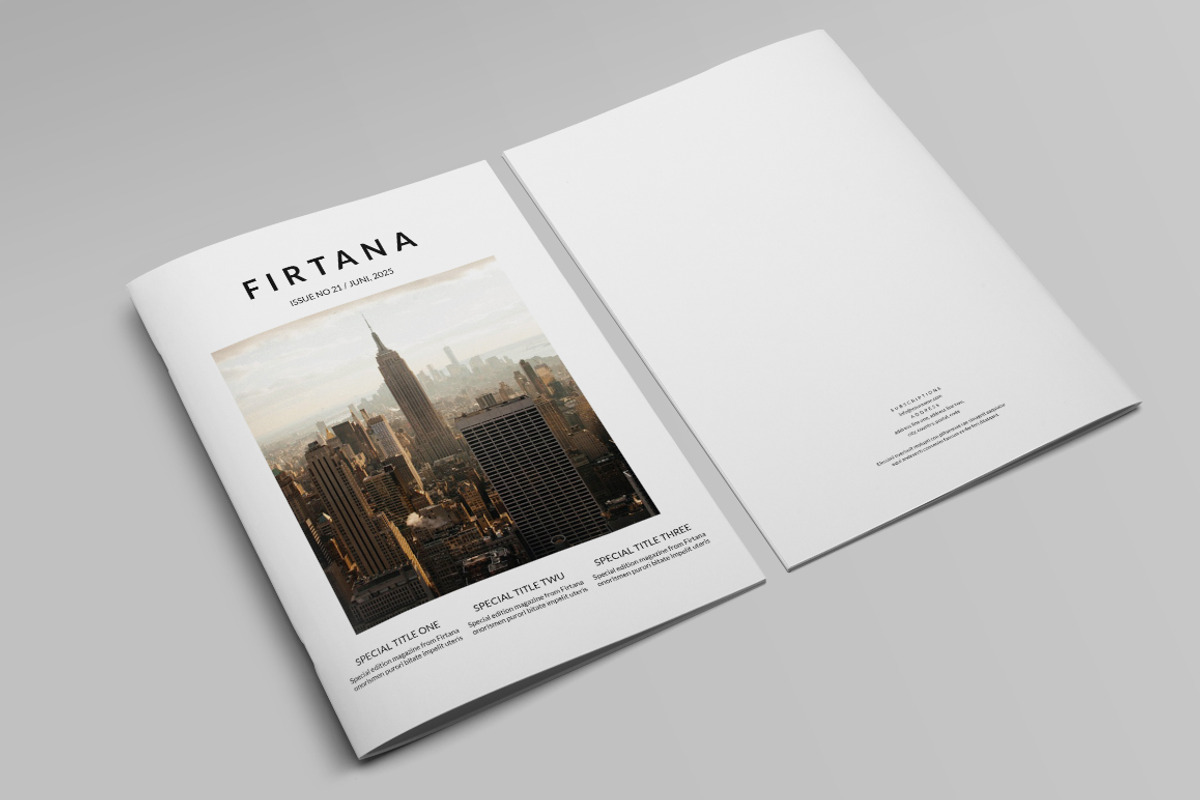 Architecture Magazine, a Magazine Template by Firtana (Photo 11 of 12)