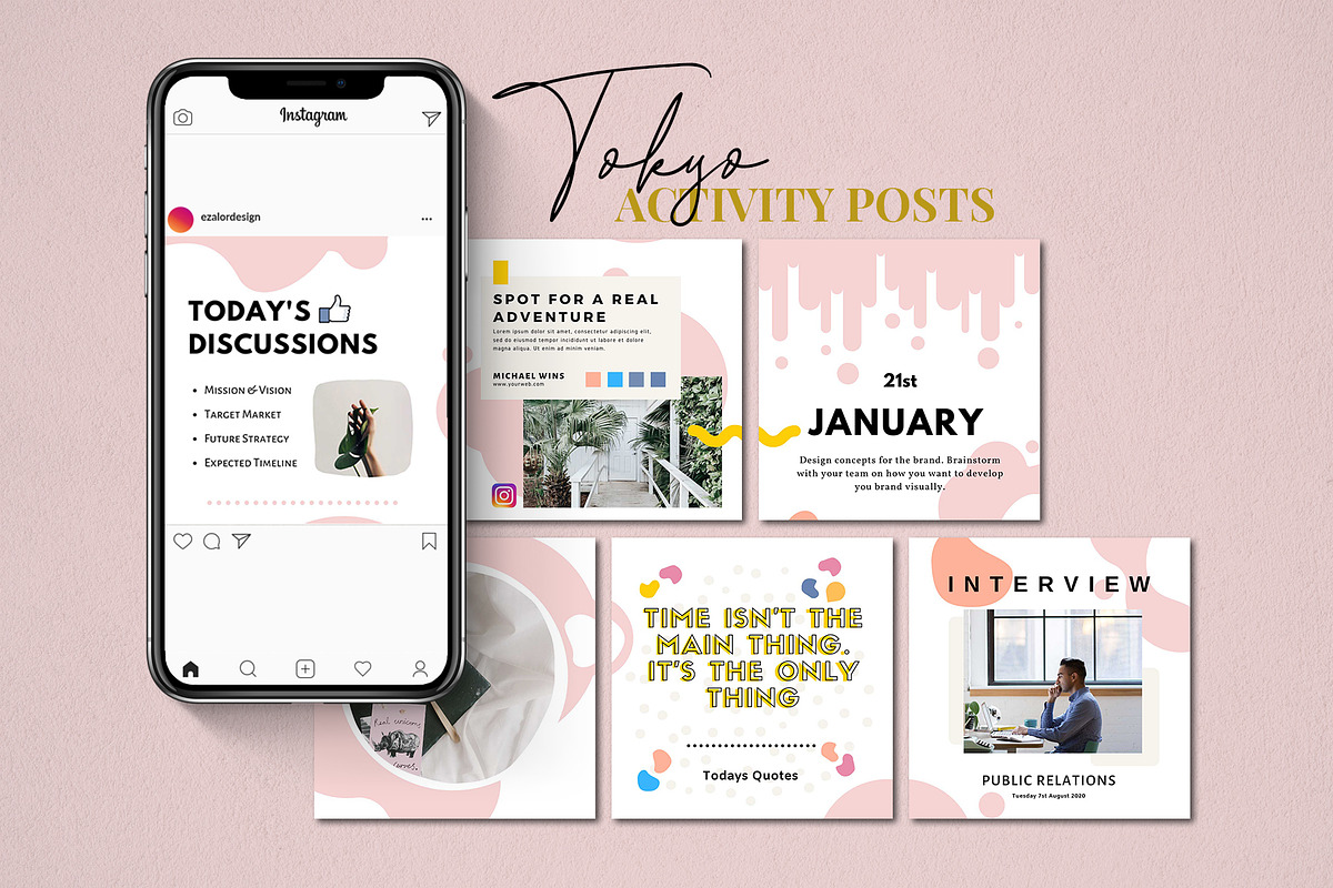 Instagram Liquid Puzzle, a Social Media Template by Analogi Studio (Photo 5 of 11)