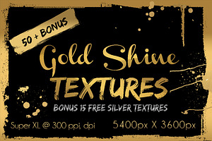50 Gold Shine Textures + Bonus