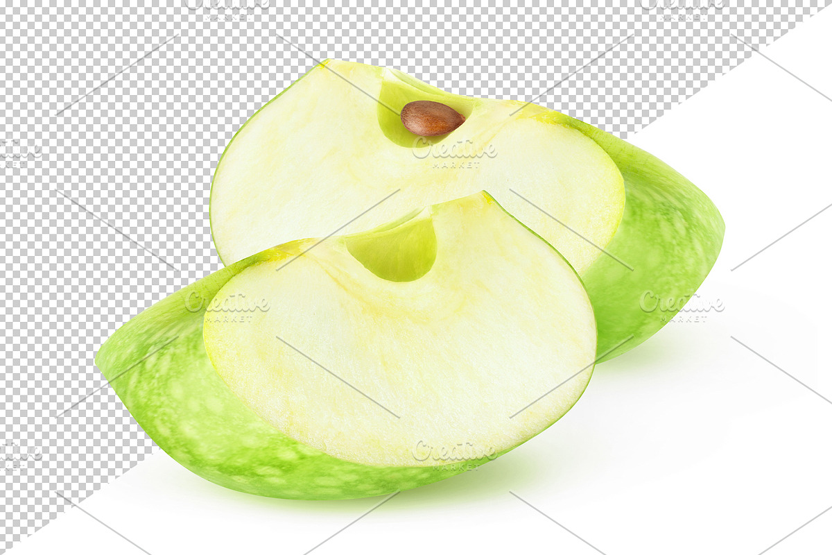 Slices of green apple, an Object Graphic by Fruits+Veggies (Photo 8 of 9)