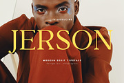 Jerson - Modern Serif Typeface, a Serif Font by Font Kingdom (Thumbnail 1 of 5)