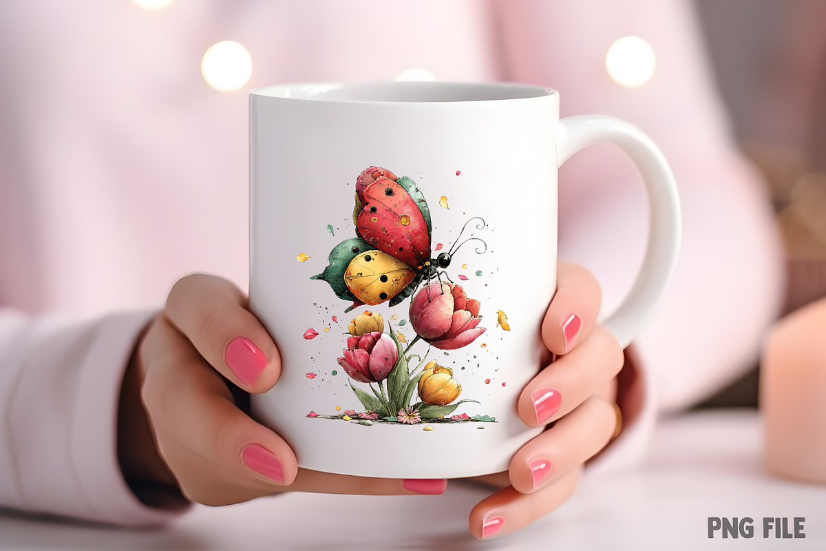 Whimsical Spring Butterfly Clipart, an Illustration by Craft Nest (Photo 8 of 11)