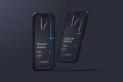 Dark iPhone 14 Pro Mockup Set, an iPhone Mockup by Deeplab (Thumbnail 15 of 15)