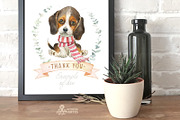 Puppy Paws. Watercolor Collection, an Illustration by OctopusArtis (Thumbnail 11 of 11)