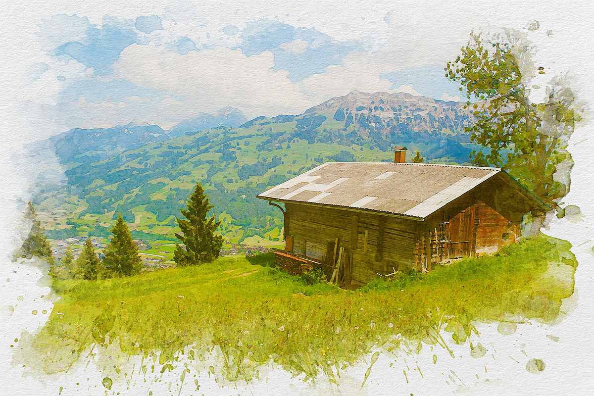 Watercolor Painting Effect, a Layer Style Add-On by Shyeno (Photo 7 of 9)
