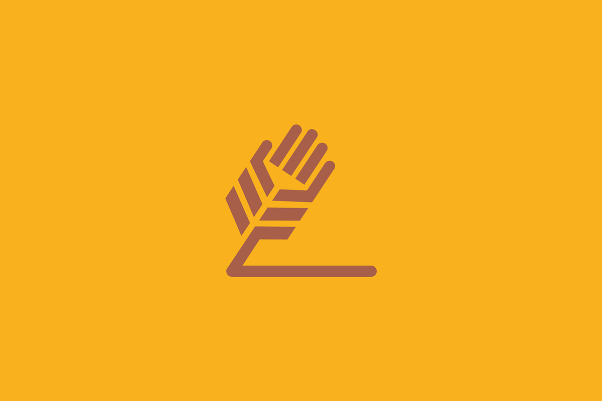 Wheat Hand Logo Template, an Object Graphic by mikylangela (Photo 3 of 3)