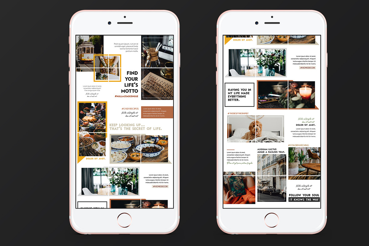 Instagram Puzzle Template Lifestyle, a Social Media Template by illycreative (Photo 3 of 7)