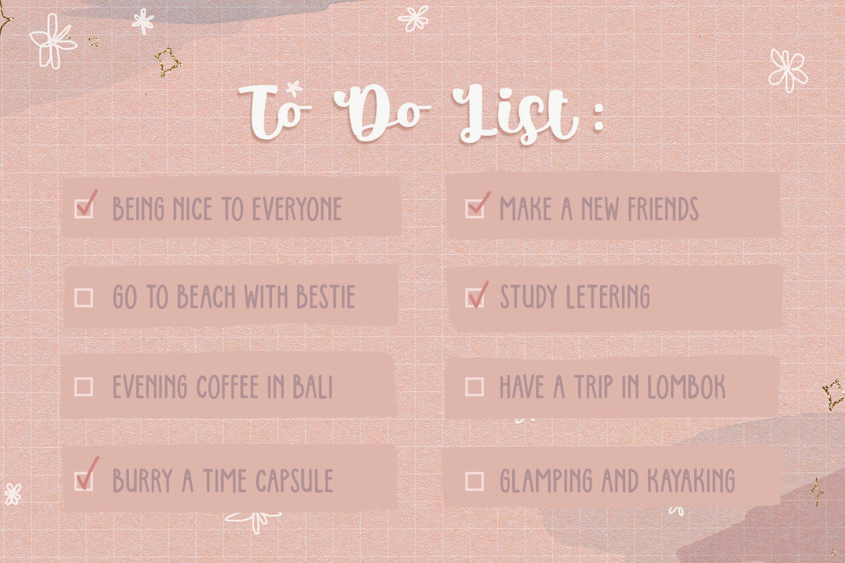 Shine Brighter Font Duo, a Script Font by Orenari (Photo 8 of 14)