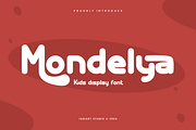 Mondelya - Funny Font, a Sans Serif Font by Iqsiart Studio (Thumbnail 1 of 7)