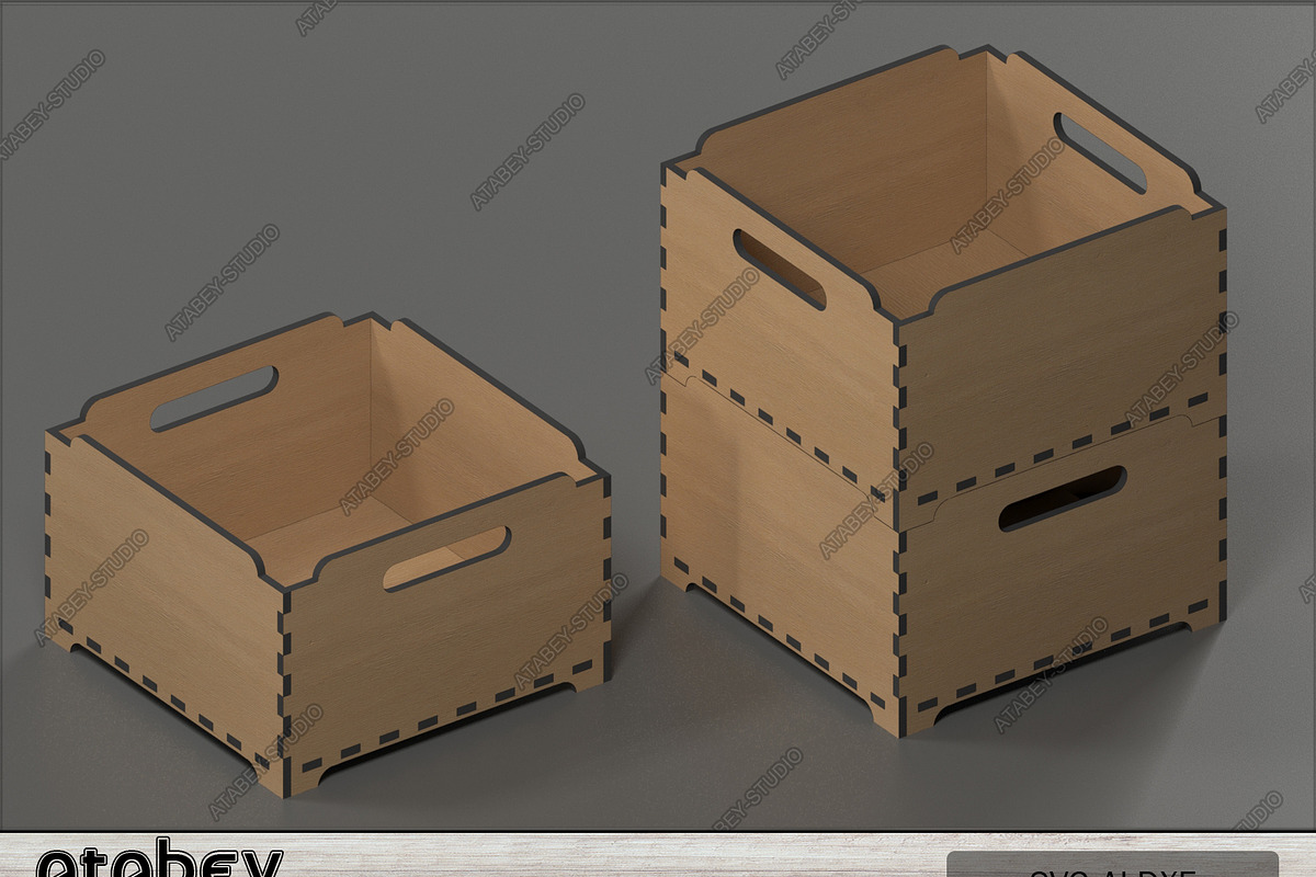 9 Size Stackable Box - Modular Boxes