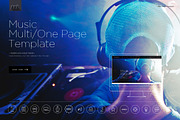 Music Multipage Template, a Landing Page Template by CapitalTemplate2 (Thumbnail 1 of 6)