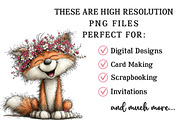 Whimsical Easter Fox Clipart, an Illustration by OK Design (Thumbnail 5 of 6)