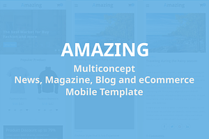 News Magazine Mobile Template