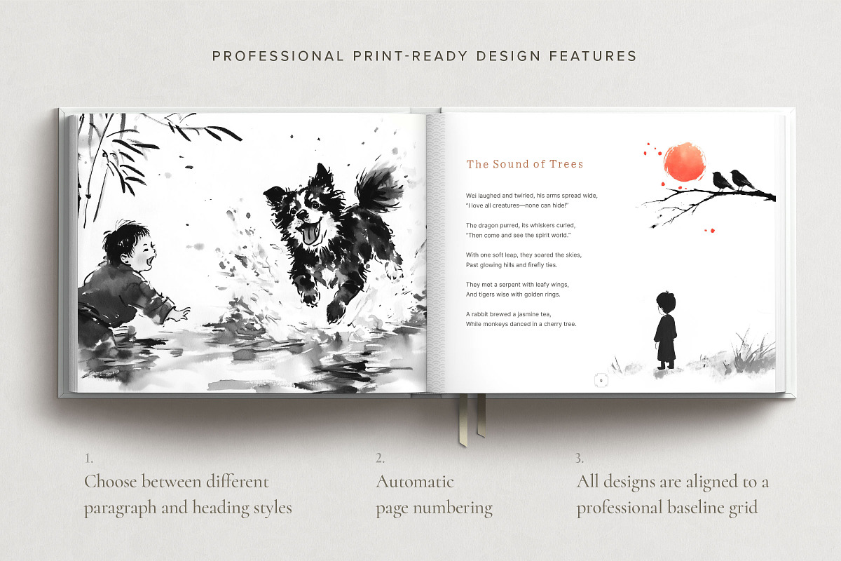 Children's Book Template preview 2