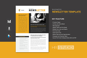 Newsletter Template | Adobe InDesign