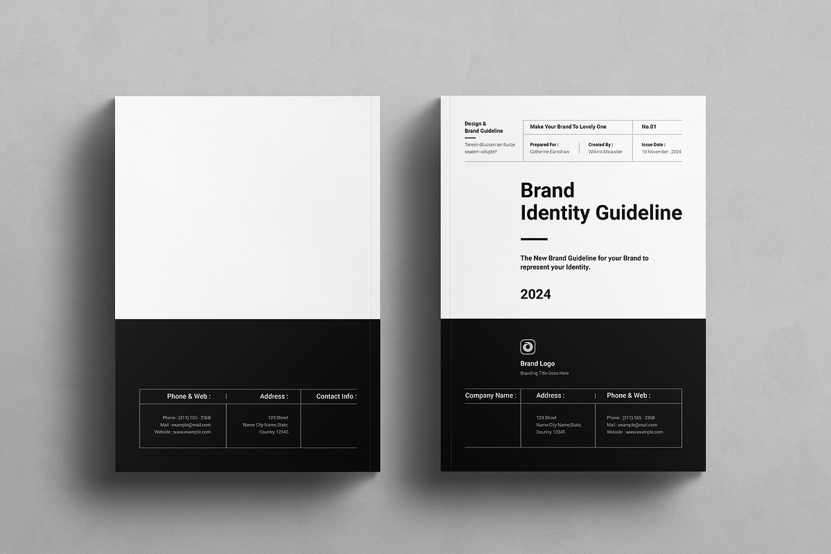 Brand Identity Guidelines Design, a Brochure Template by TemplatesForest (Photo 8 of 8)